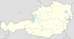 Kort over Salzburg med tags til hver supporter 