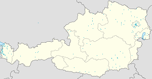 Latvijas karte Bezirk Feldkirch ar atzīmēm katram atbalstītājam 