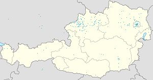 Carte de Autriche avec des marqueurs pour chaque supporter