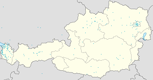 Mapa de Vorarlberg com marcações de cada apoiante