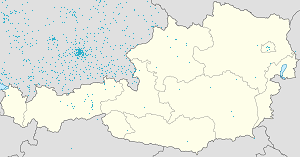Harta e Bezirk Schwaz me shenja për mbështetësit individual 