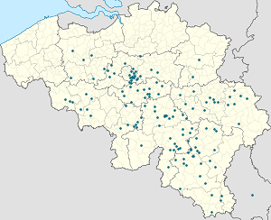 Kaart van Rochefort met markeringen voor elke ondertekenaar