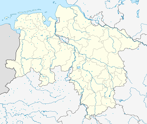 Mapa de Wangerland con etiquetas para cada partidario.