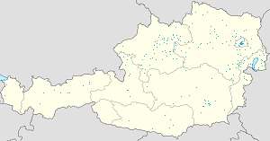 Map of Austria with markings for the individual supporters