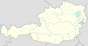 Mapa de Alsergrund com marcações de cada apoiante