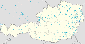 Karte von Österreich mit Markierungen für die einzelnen Unterstützenden