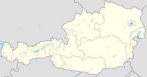 Map of Austria with markings for the individual supporters