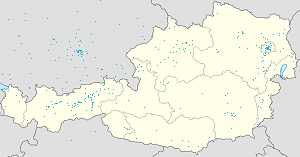 Map of Tyrol with markings for the individual supporters