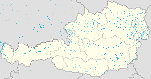 Biresyel destekçiler için işaretli Avusturya haritası