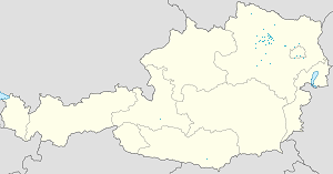 Carte de District de Krems avec des marqueurs pour chaque supporter