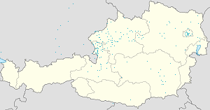 Map of Salzburg with markings for the individual supporters