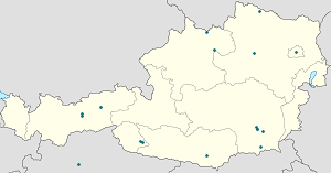 Map of Austria with markings for the individual supporters