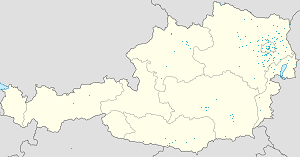 Карта на Виена с маркери за всеки поддръжник