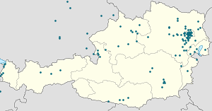 Map of Hietzing with markings for the individual supporters
