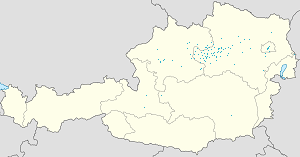 Karta över Niederösterreich med taggar för varje stödjare