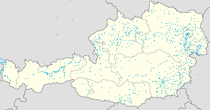 Map of Austria with markings for the individual supporters