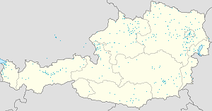Karte von Österreich mit Markierungen für die einzelnen Unterstützenden