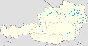 Map of Stockerau with markings for the individual supporters