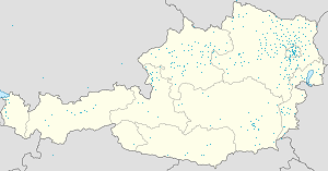 Mapa Stockerau z oznaczeniami poszczególnych kibiców