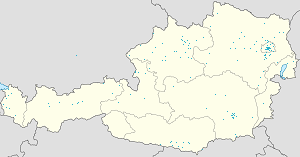 Mapa Austria ze znacznikami dla każdego kibica