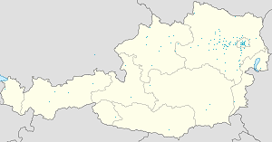 Map of Austria with markings for the individual supporters