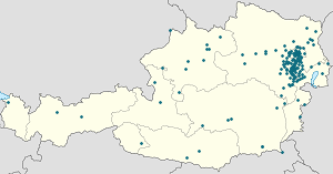 Map of Baden with markings for the individual supporters