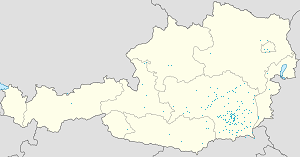 Biresyel destekçiler için işaretli Steiermark haritası
