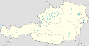 Aukštutinė Austrija žemėlapis su individualių rėmėjų žymėjimais