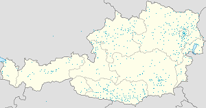 Mappa di Distretto di Spittal an der Drau con ogni sostenitore 
