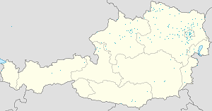 Mapa de Baja Austria con etiquetas para cada partidario.