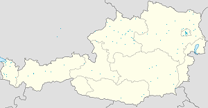 Mapa Austria z oznaczeniami poszczególnych kibiców