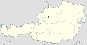 Map of Schwanenstadt with markings for the individual supporters