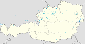 Map of Upper Austria with markings for the individual supporters