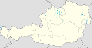 Map of Upper Austria with markings for the individual supporters