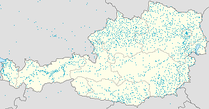 Carte de Autriche avec des marqueurs pour chaque supporter