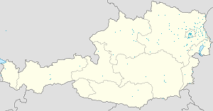 Mapa Dolna Austria ze znacznikami dla każdego kibica