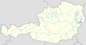 Karte von Österreich mit Markierungen für die einzelnen Unterstützenden