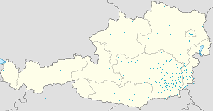 Map of Hartberg with markings for the individual supporters