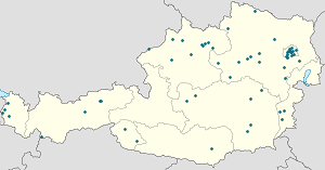 Karte von Österreich mit Markierungen für die einzelnen Unterstützenden