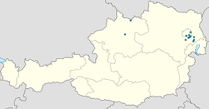 Map of Schwechat with markings for the individual supporters