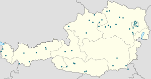 Map of Austria with markings for the individual supporters
