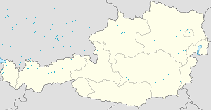 Map of Weißenbach am Lech with markings for the individual supporters