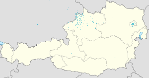 Map of Upper Austria with markings for the individual supporters