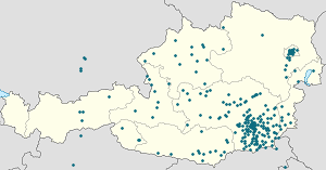 Map of Gries with markings for the individual supporters