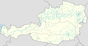 Karte von Österreich mit Markierungen für die einzelnen Unterstützenden