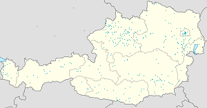 Karte von Österreich mit Markierungen für die einzelnen Unterstützenden