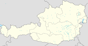 Mapa města Bruck an der Mur se značkami pro každého podporovatele 