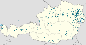 A(z) Ausztria térképe címkékkel minden támogató számára