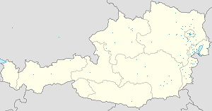 Kart over Burgenland med markører for hver supporter