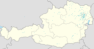 Map of Austria with markings for the individual supporters